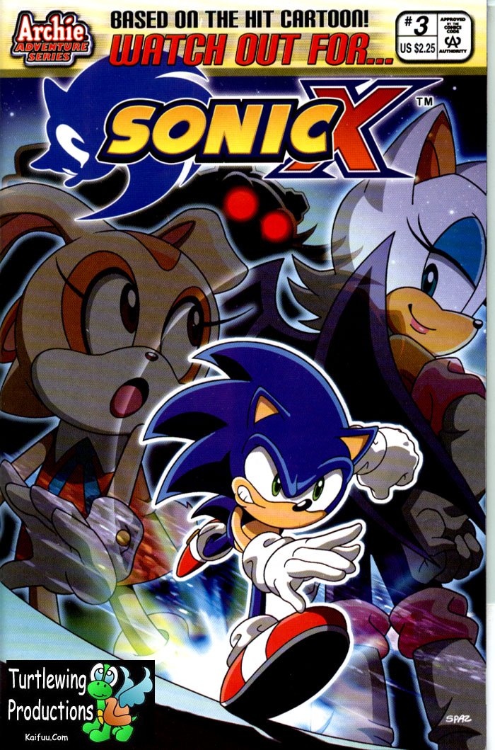 Sonic X - January 2006 Comic cover page